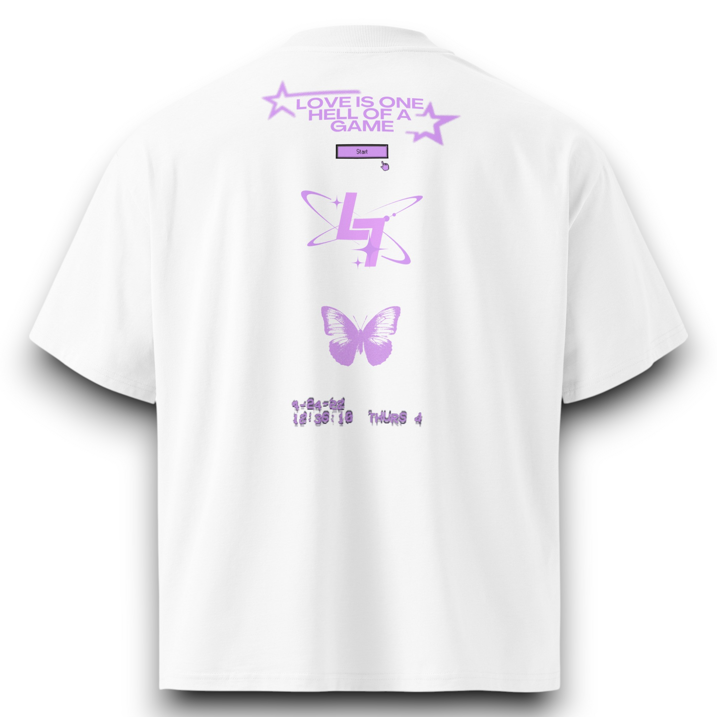 Love Is A Game - Oversized Shirt