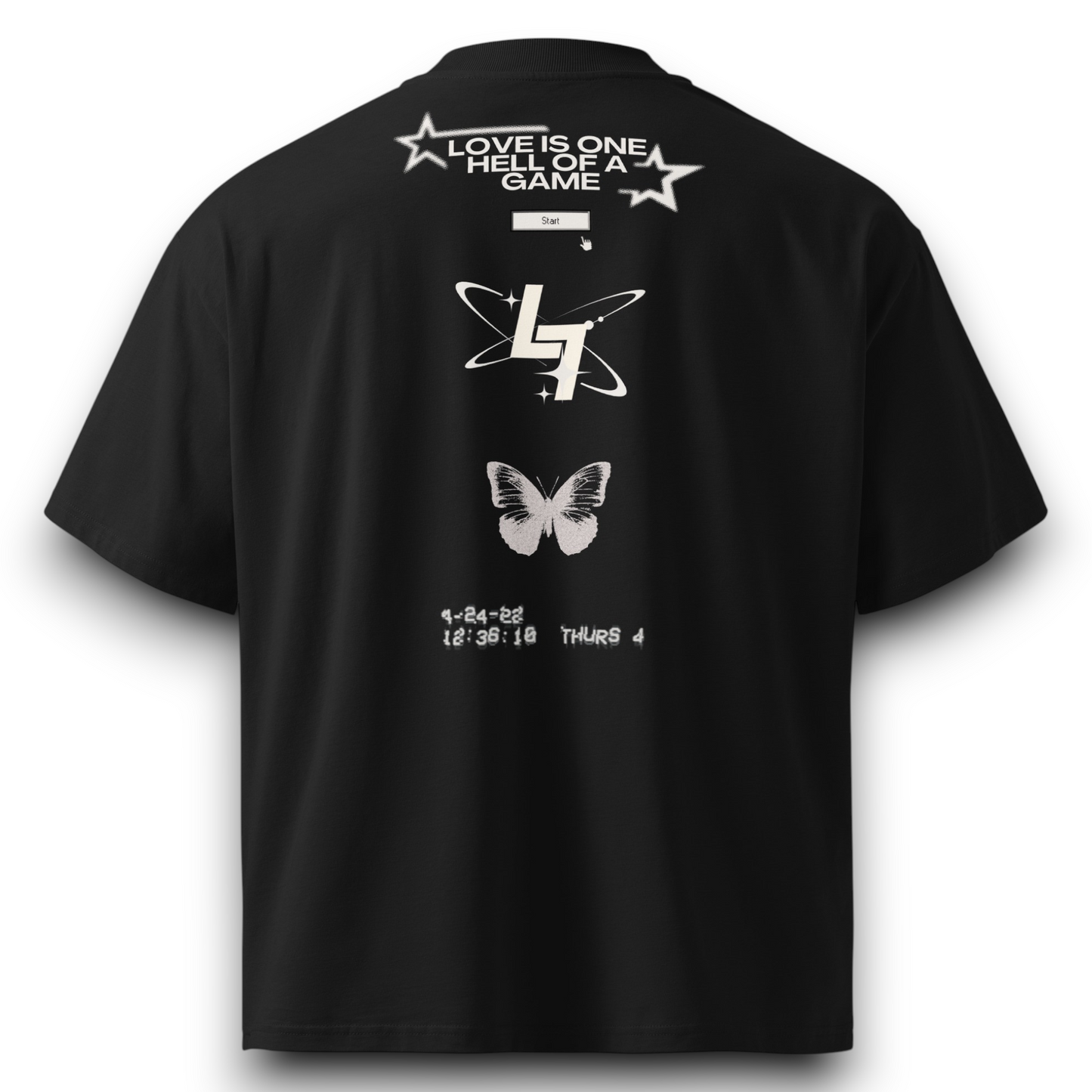 Love Is A Game - Oversized Shirt